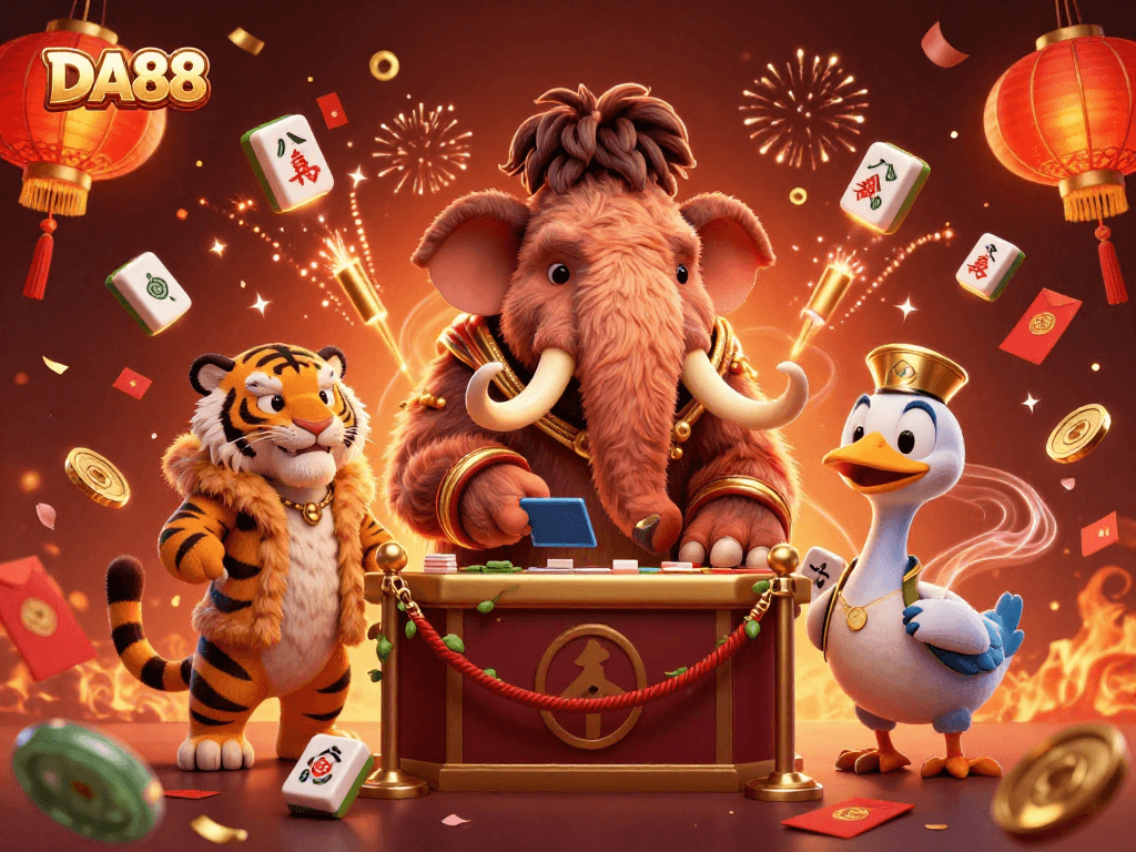 Experience DA88 with vibrant casino characters and dynamic gaming elements.