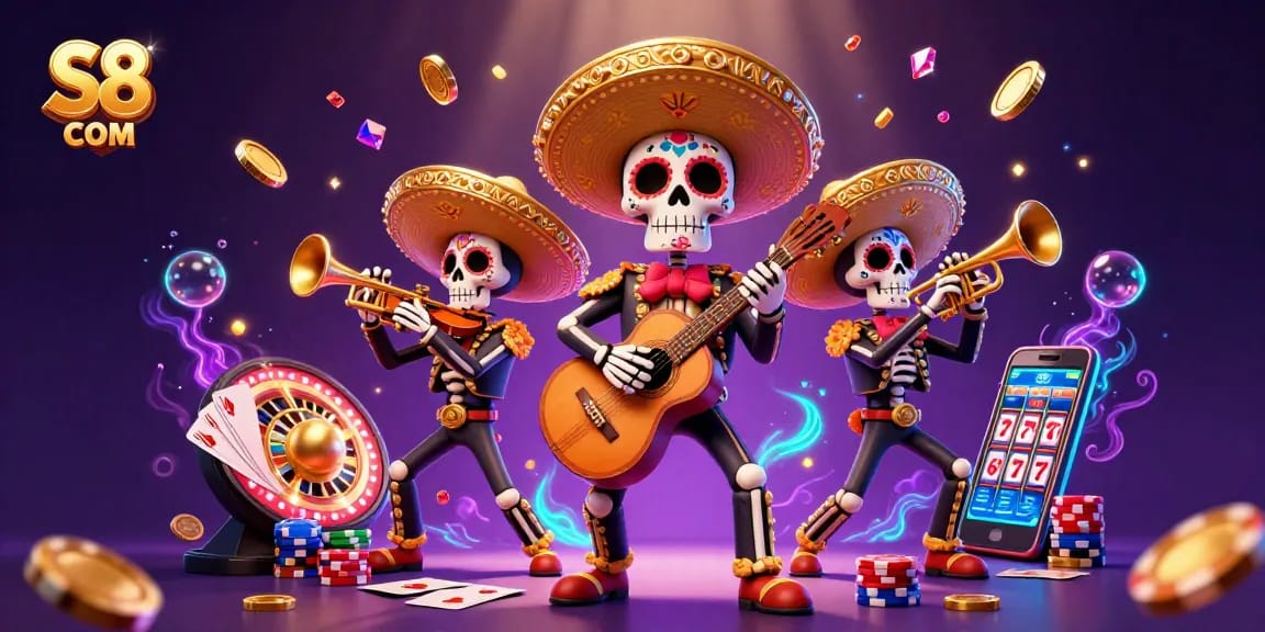 Win big with S8 COM's exciting casino atmosphere featuring mariachi action!