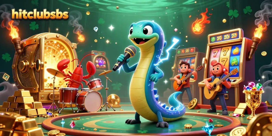 Hitclubsbs showcases thrilling slot action with an electric eel DJ and dynamic underwater casino scene.