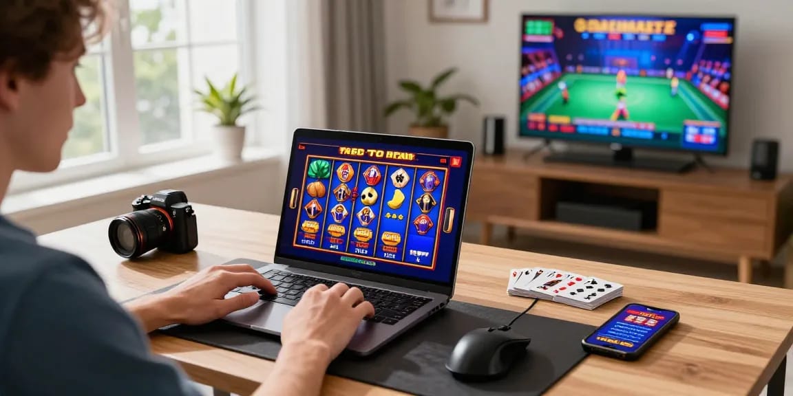 Enjoy online gaming at https://bhma.org.uk with stylish setups and exciting gameplay in modern home office.