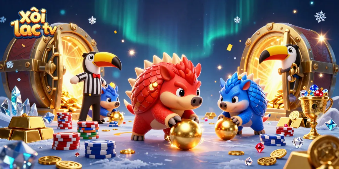 xôi lạc tv showcases vibrant pangolins and golden treasures in a casino-themed magical setting