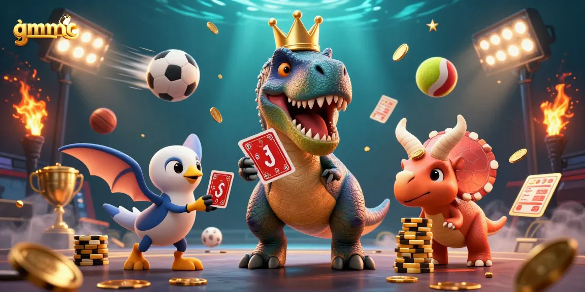 Engage in thrilling gameplay at gmnc with friendly dinosaurs and exciting sports elements.