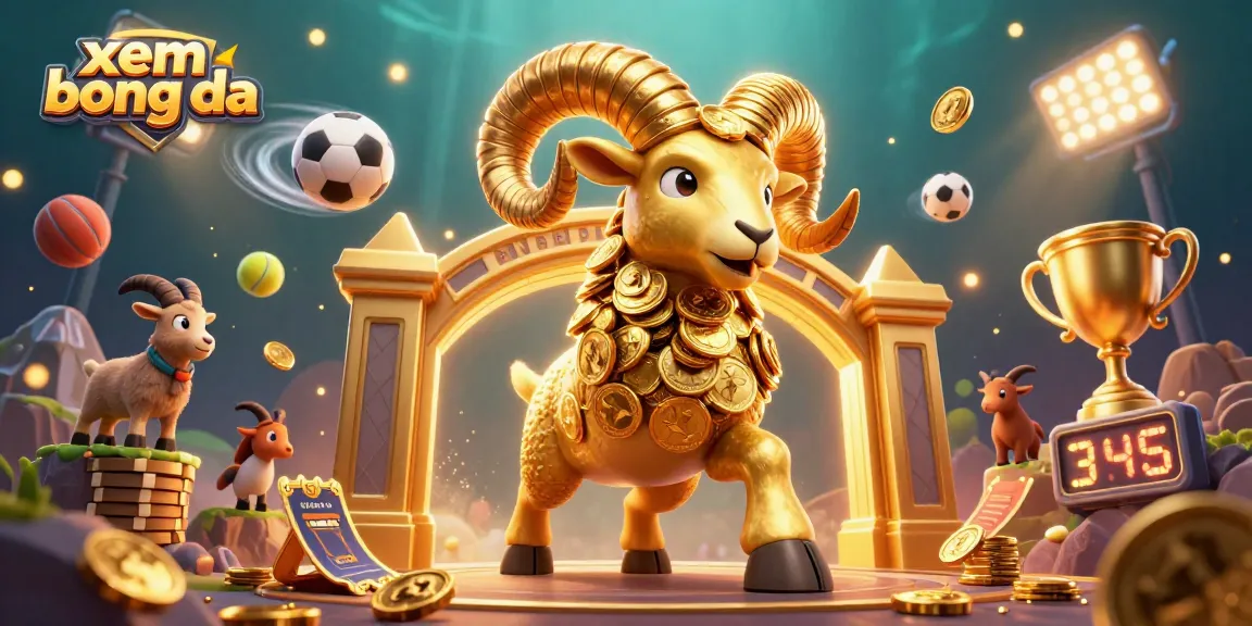 Experience xem bong da with thrilling sports moments captured in a vibrant 3D illustration.