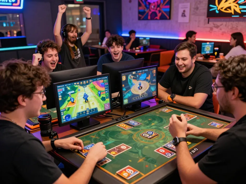Exciting gaming moment at the 789 club with players celebrating a win.