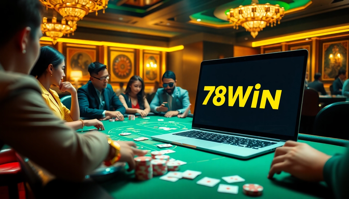 Experience thrilling gameplay with Nhà cái 78Win's professional casino offerings and engaging poker activities.