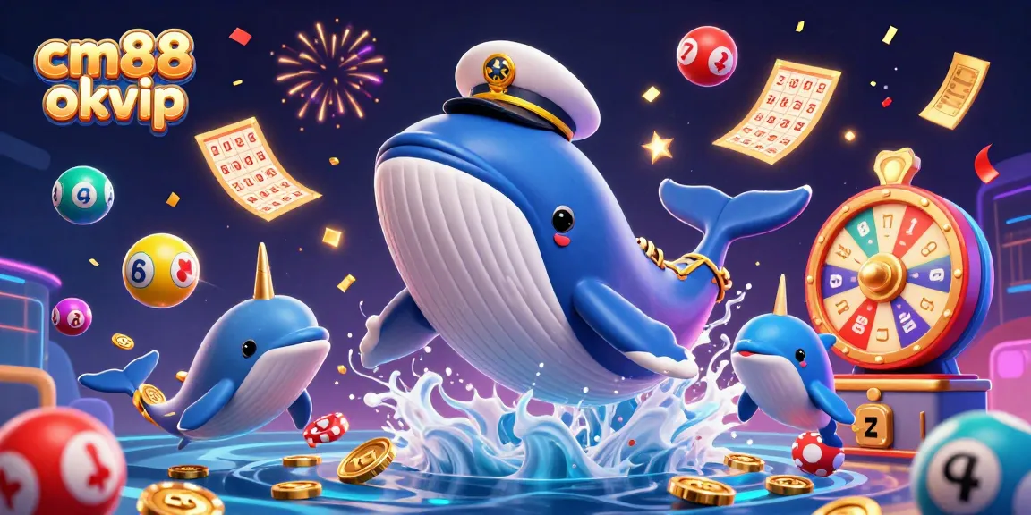 Experience thrilling moments at cm88 okvip with a vibrant 3D casino celebration scene.