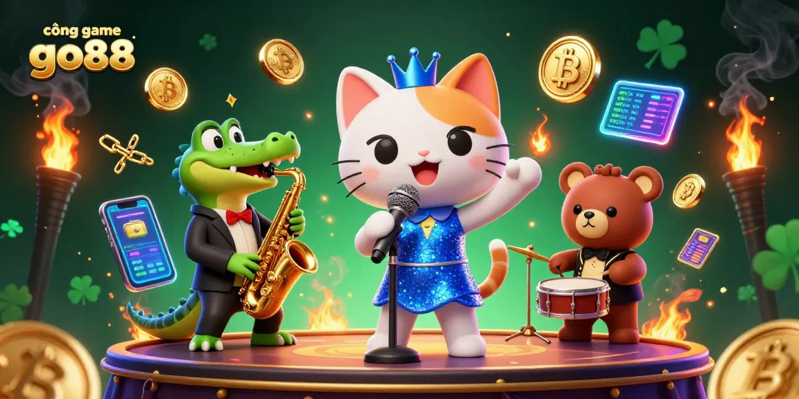 Experience thrilling wins at cổng game go88 with vibrant characters and dynamic elements in an engaging casino setting.