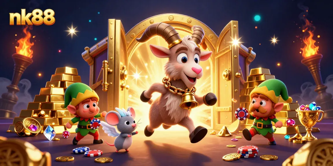 Experience vibrant nk88 casino thrills in this engaging 3D scene filled with gambling excitement.