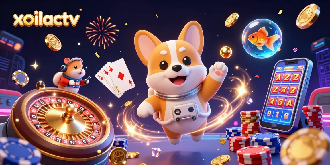 Enjoy thrilling spins and bets at xoilactv with dynamic action in a vibrant space casino scene.