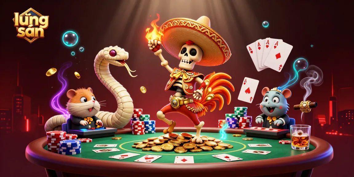 Lương Sơn offers an immersive online gaming experience with thrilling poker action and vibrant elements.
